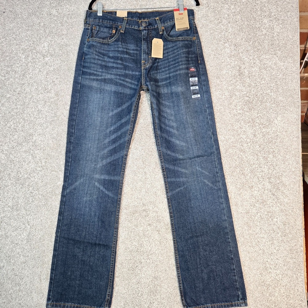 Levi's 527 Slim Bootcut jeans mens 32x32 cotton NEW